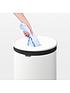  image of brabantia-laundry-bin-60-litre-with-removable-laundry-bag-white