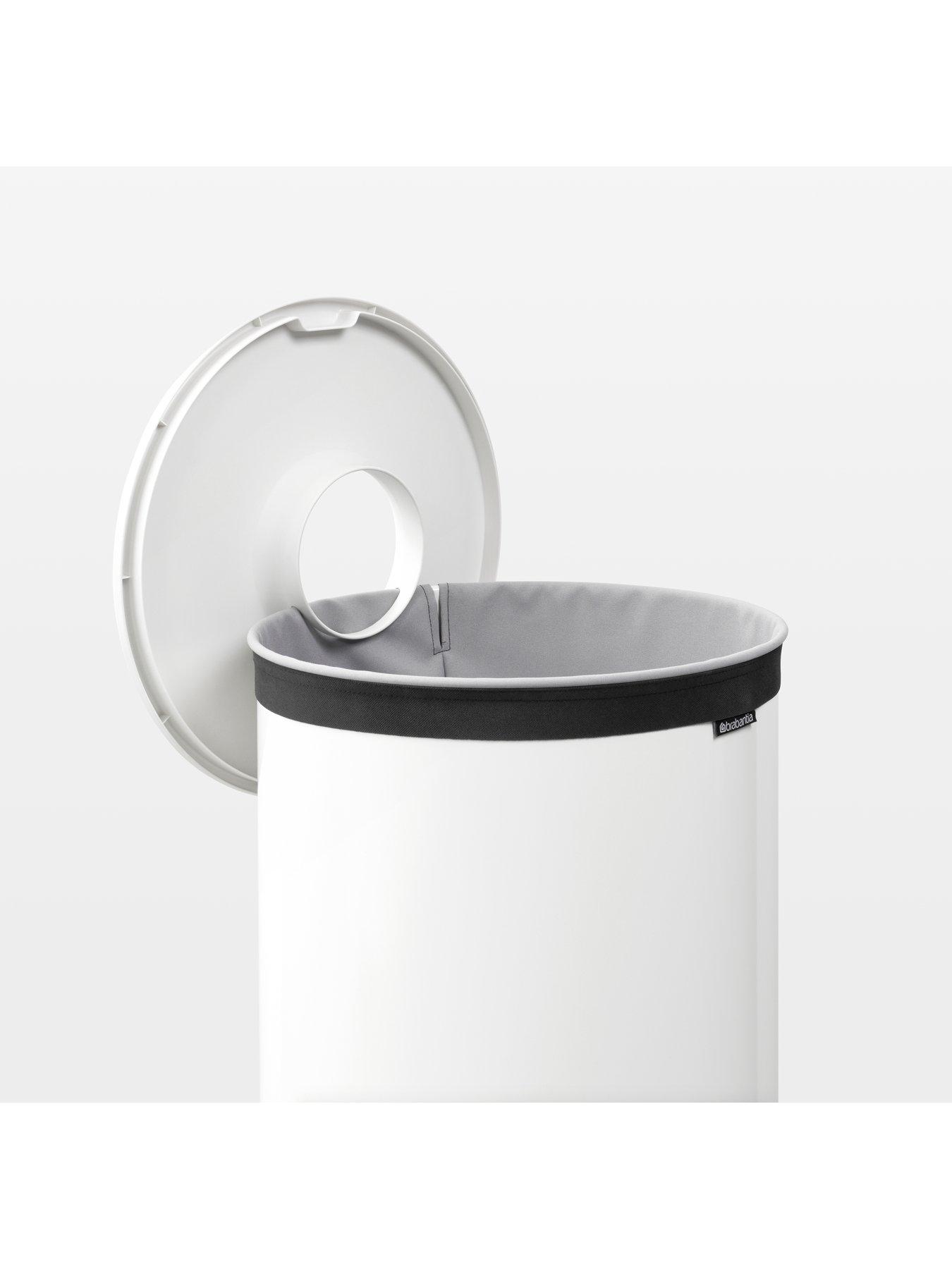  image of brabantia-laundry-bin-60-litre-with-removable-laundry-bag-white