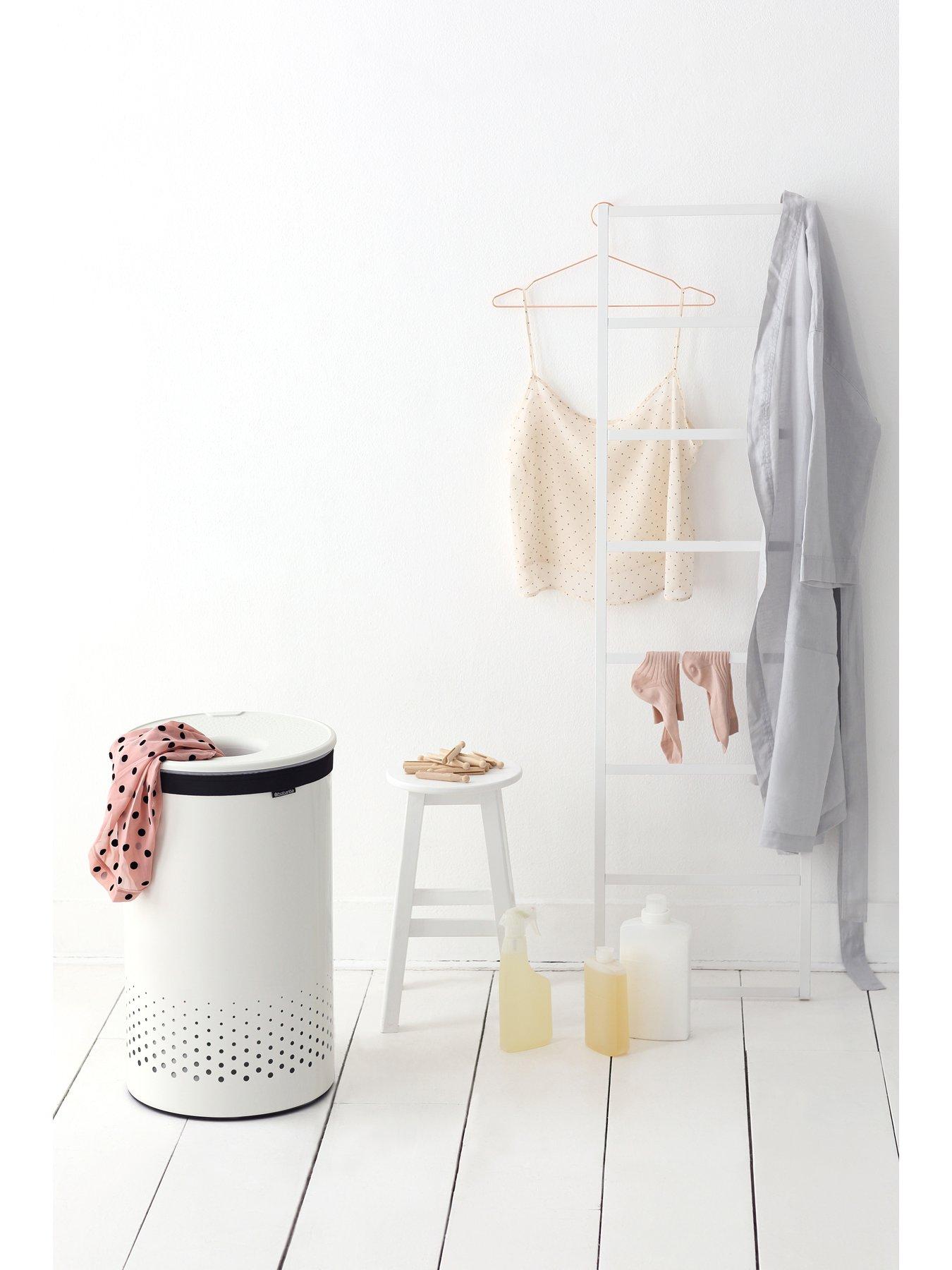  image of brabantia-laundry-bin-60-litre-with-removable-laundry-bag-white