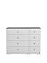  image of alderley-ready-assembled-4-4-drawer-chest