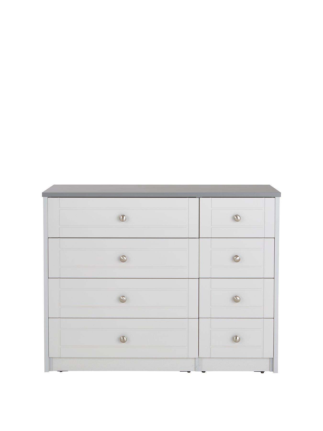 Alderley Ready Assembled 4 4 Drawer Chest Littlewoods Com