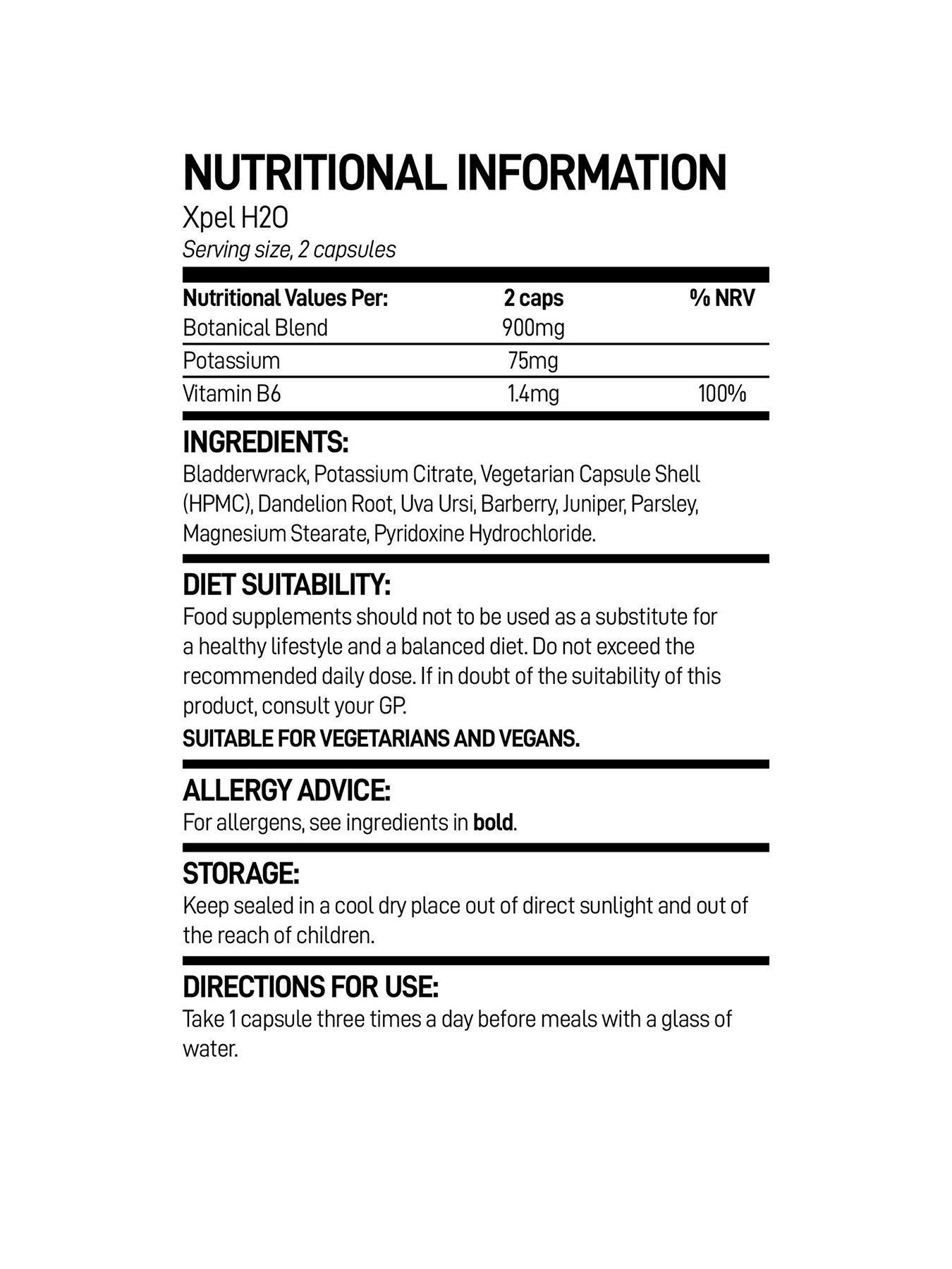 Image 2 of 2 of Bio Synergy Body Perfect - Xpel H20 Water Loss Capsules