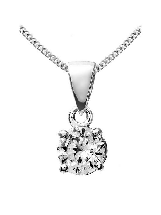 front image of love-diamond-9ct-white-gold-50-point-diamond-solitaire-pendant