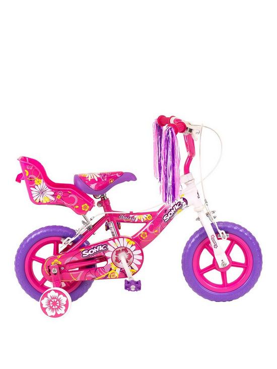 front image of sonic-daisy-girls-bike-12-inch-wheel