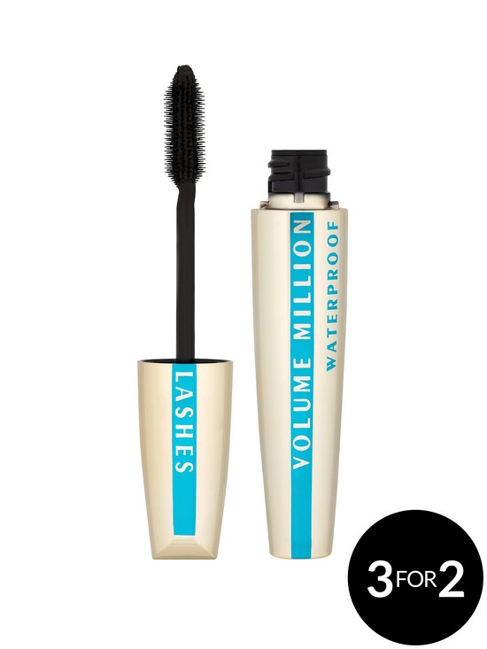 front image of loreal-paris-volume-million-lashes-mascara-waterproof
