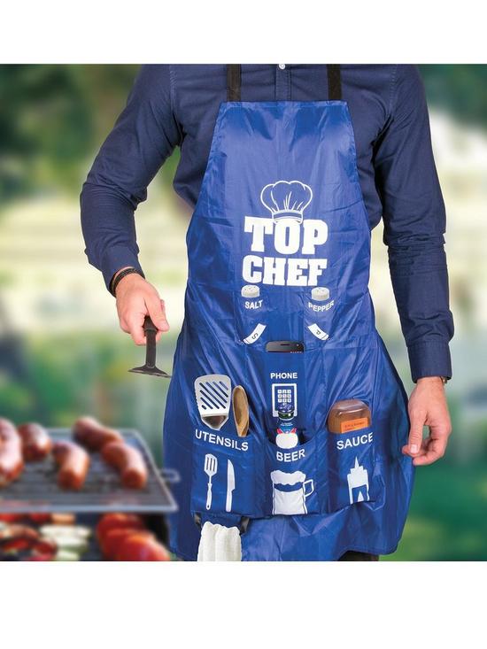 front image of fizz-man-apron