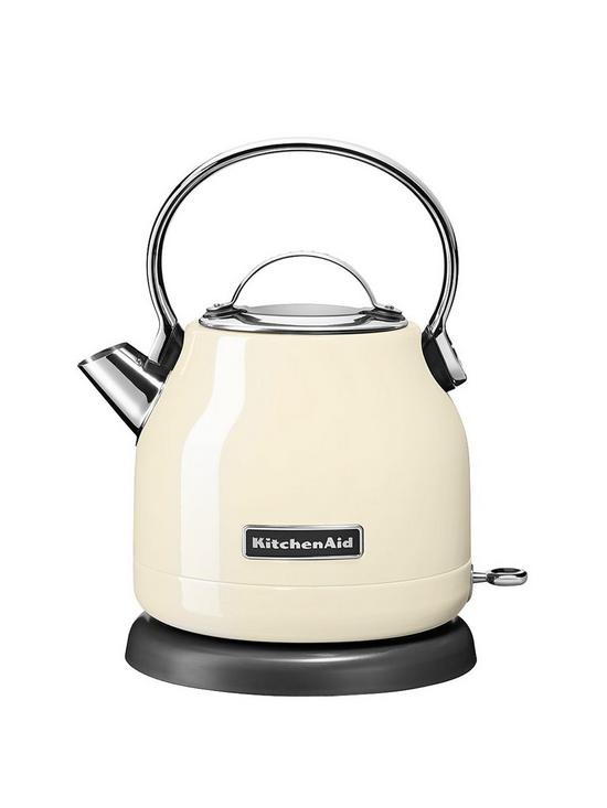 front image of kitchenaid-5kek1222bac-125-litre-dome-kettle-almond-cream