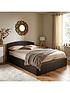  image of marston-faux-leather-lift-up-storage-bed-with-mattress-options-buy-and-save