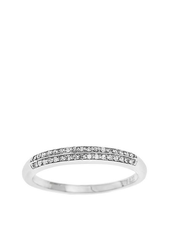 front image of love-diamond-9-carat-white-gold-10-point-diamond-two-row-wedding-band