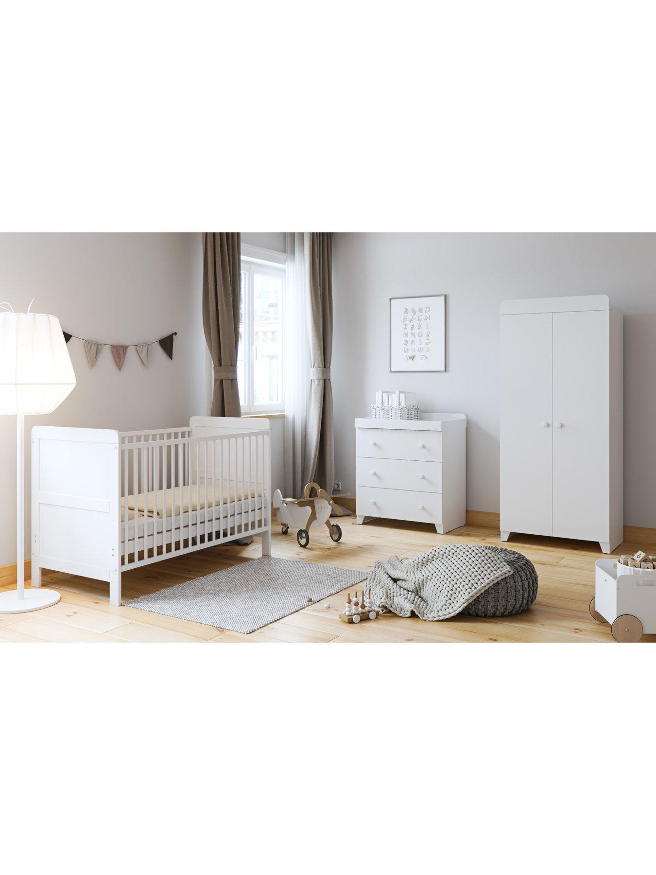 Little acorns sleigh cot bed store with drawer