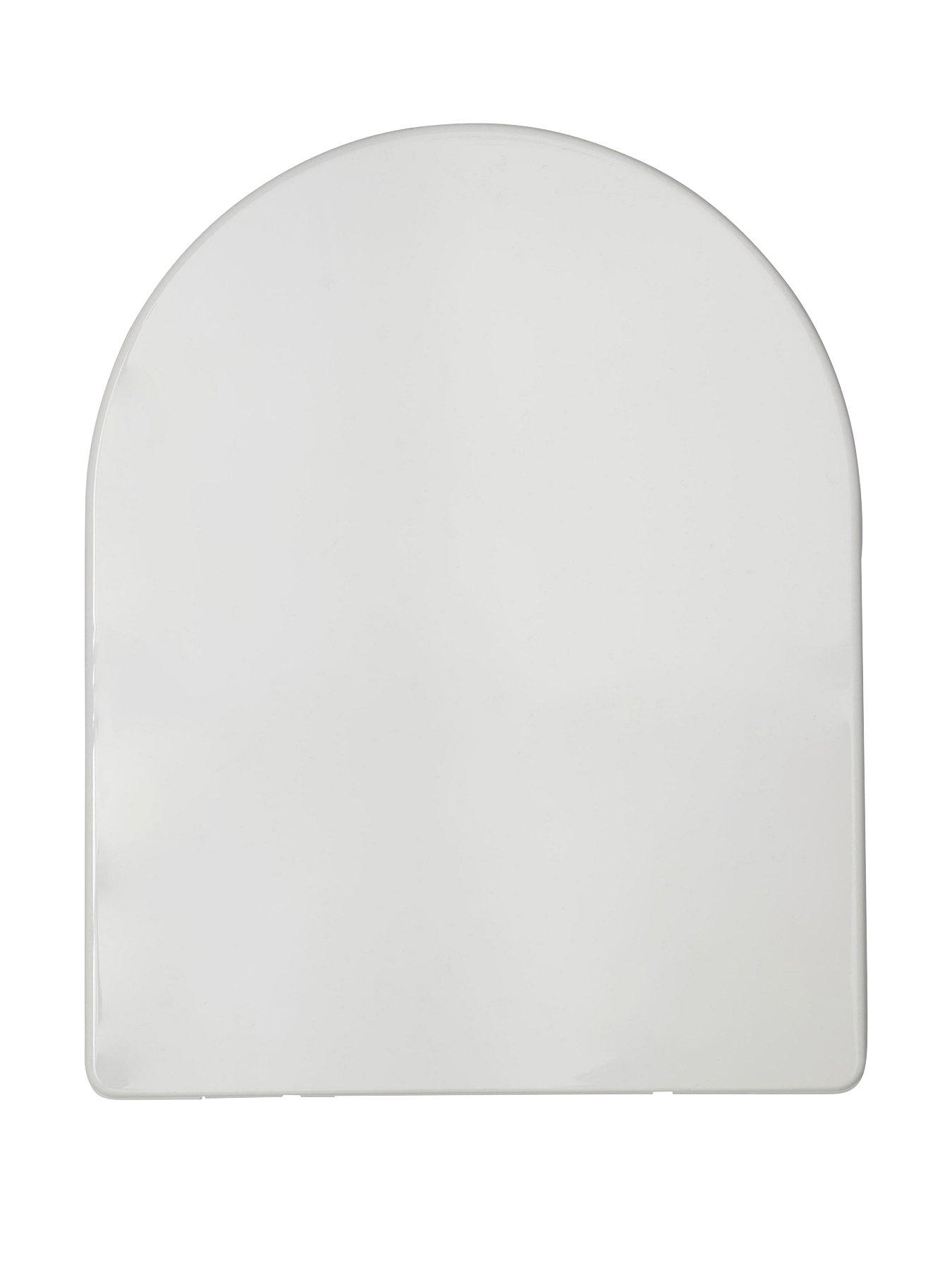 AQUALONA Thermoplast D Shaped Soft Close Toilet Seat