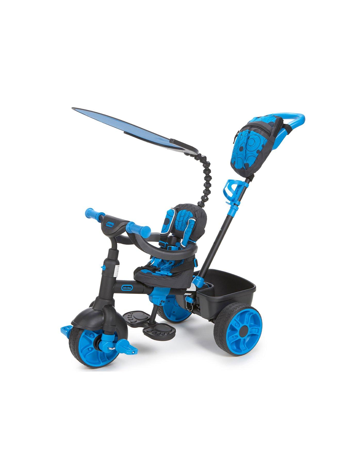 Image 1 of 7 of Little Tikes 4-in-1 Deluxe Edition Trike&nbsp;- Neon Blue
