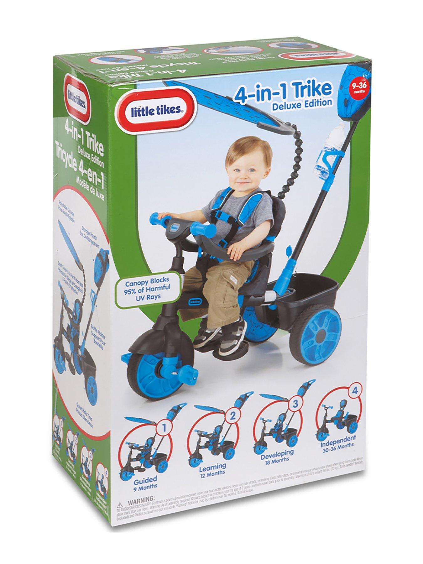 Image 7 of 7 of Little Tikes 4-in-1 Deluxe Edition Trike&nbsp;- Neon Blue