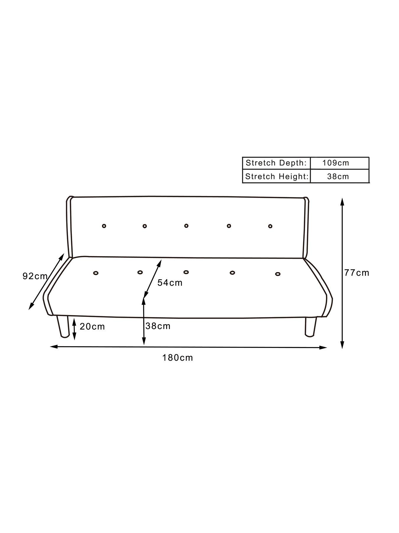  image of very-home-dax-fabric-sofa-bednbsp--fscreg-certified