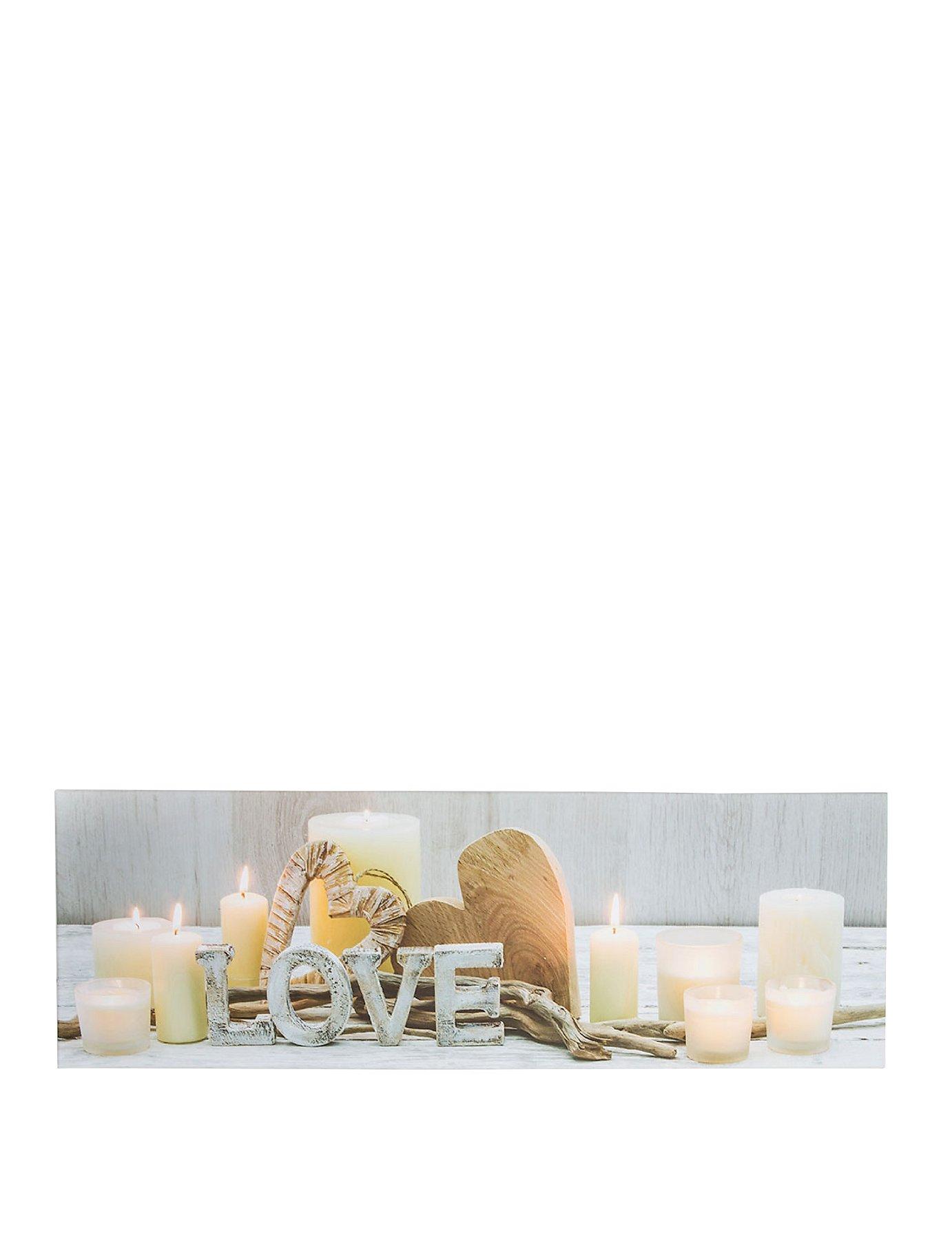 Art For The Home Love LED Canvas