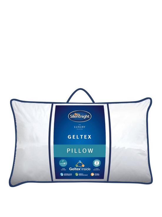 front image of silentnight-luxury-collection-geltex-pillow