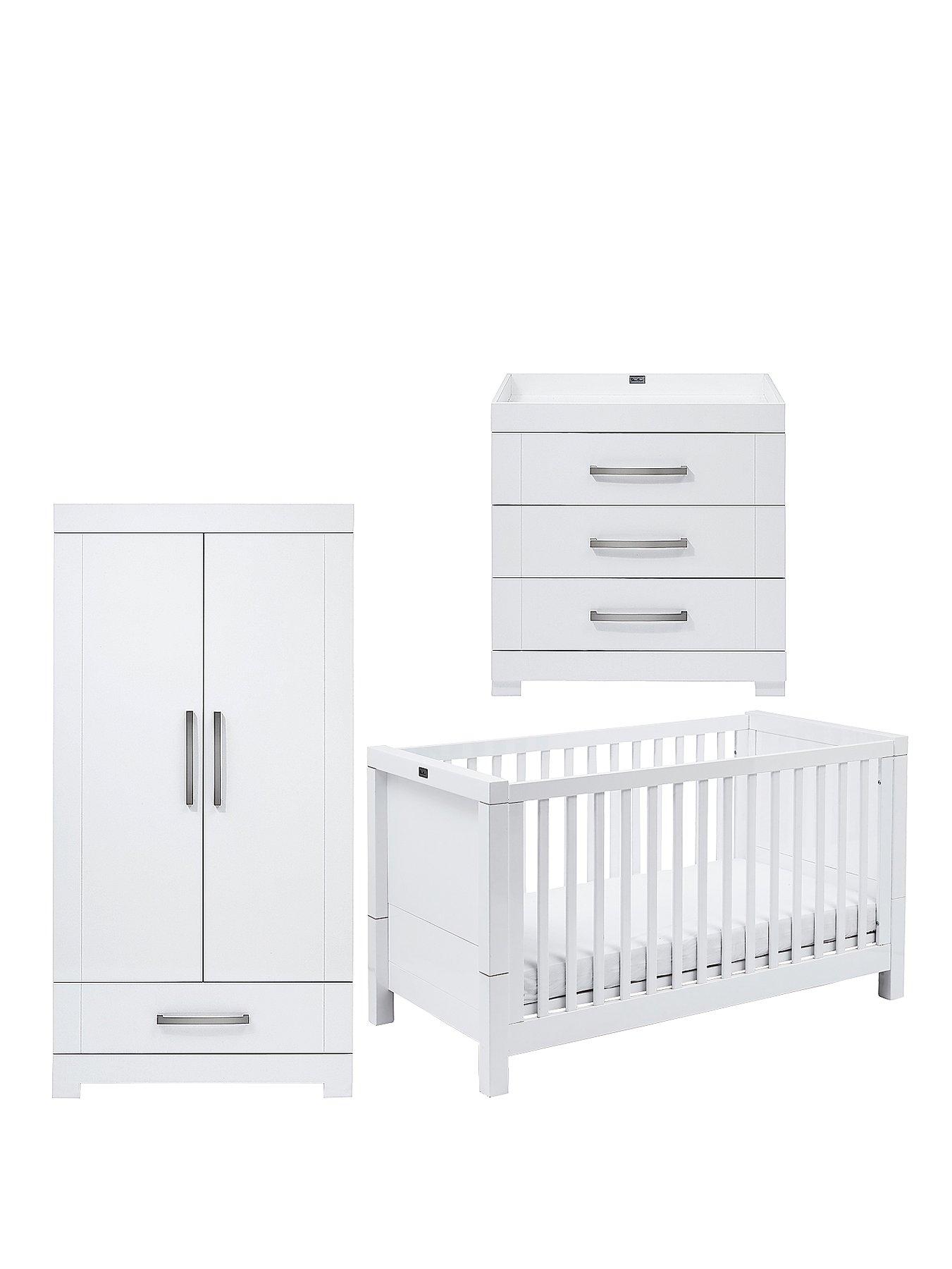 cot bed wardrobe dresser set