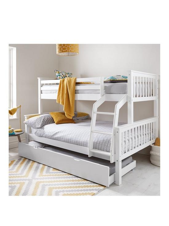 front image of novara-detachable-trio-bunk-bed-with-mattress-options-buy-amp-savenbspndash-white--nbspexcludes-trundle