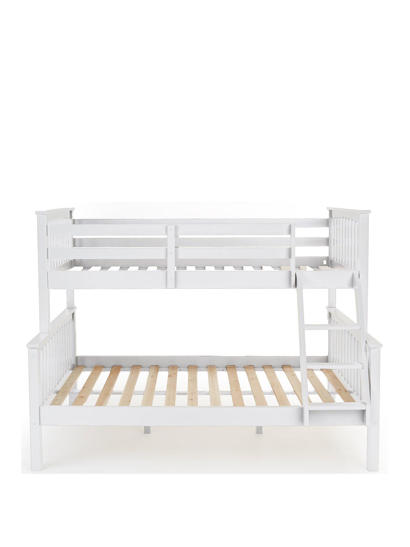  image of very-home-novara-detachable-trio-bunk-bed-with-mattress-options-buy-amp-savenbspndash-whitenbsp--fscreg-certified