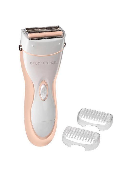 front image of babyliss-8771bu-true-smooth-wet-amp-dry-lady-shaver