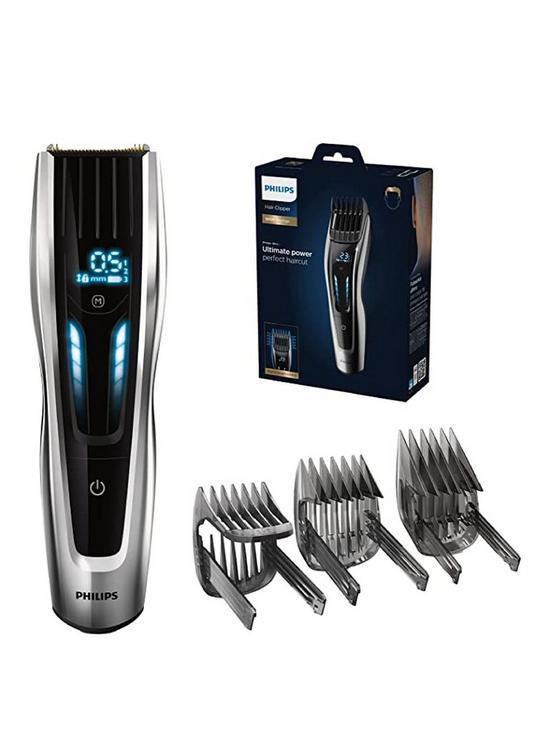 front image of philips-series-9000-cordless-hair-clipper-for-ultimate-precision-with-400-length-settings-hc945013