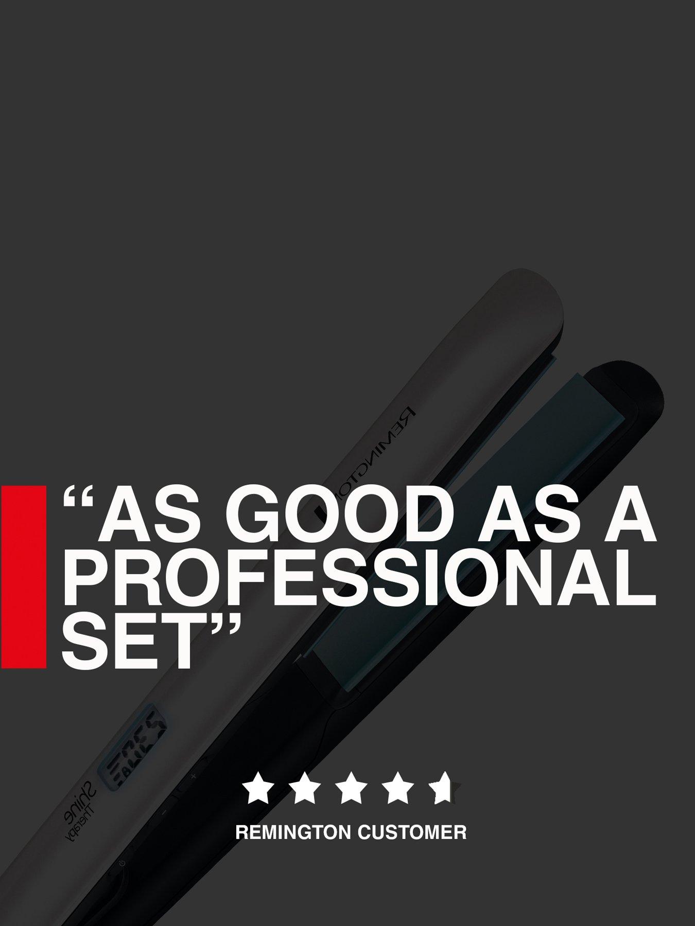 Image 3 of 7 of Remington Shine Therapy Hair Straightener - S8500