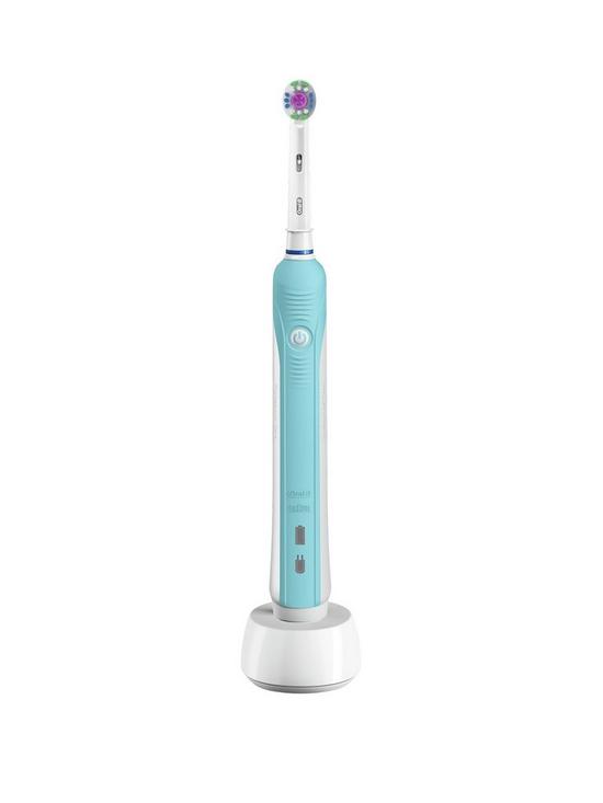 stillFront image of oral-b-pro-600-white-and-clean-electric-toothbrush