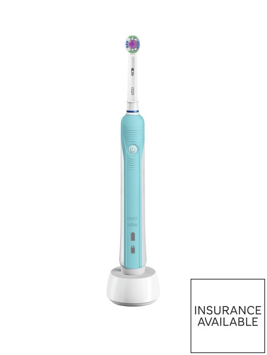 stillFront image of oral-b-pro-600-white-and-clean-electric-toothbrush