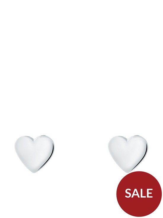 front image of ted-baker-heart-stud-earrings-silver