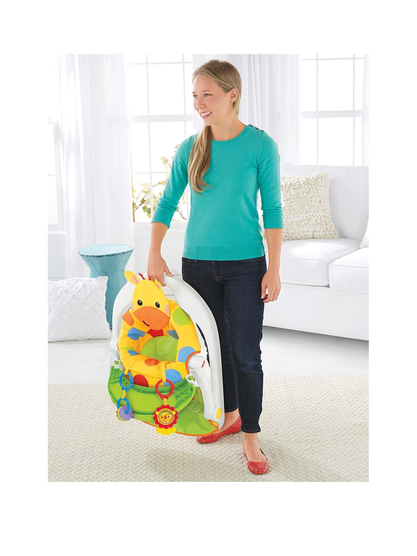 Giraffe Sit Me Up Floor Seat with Tray