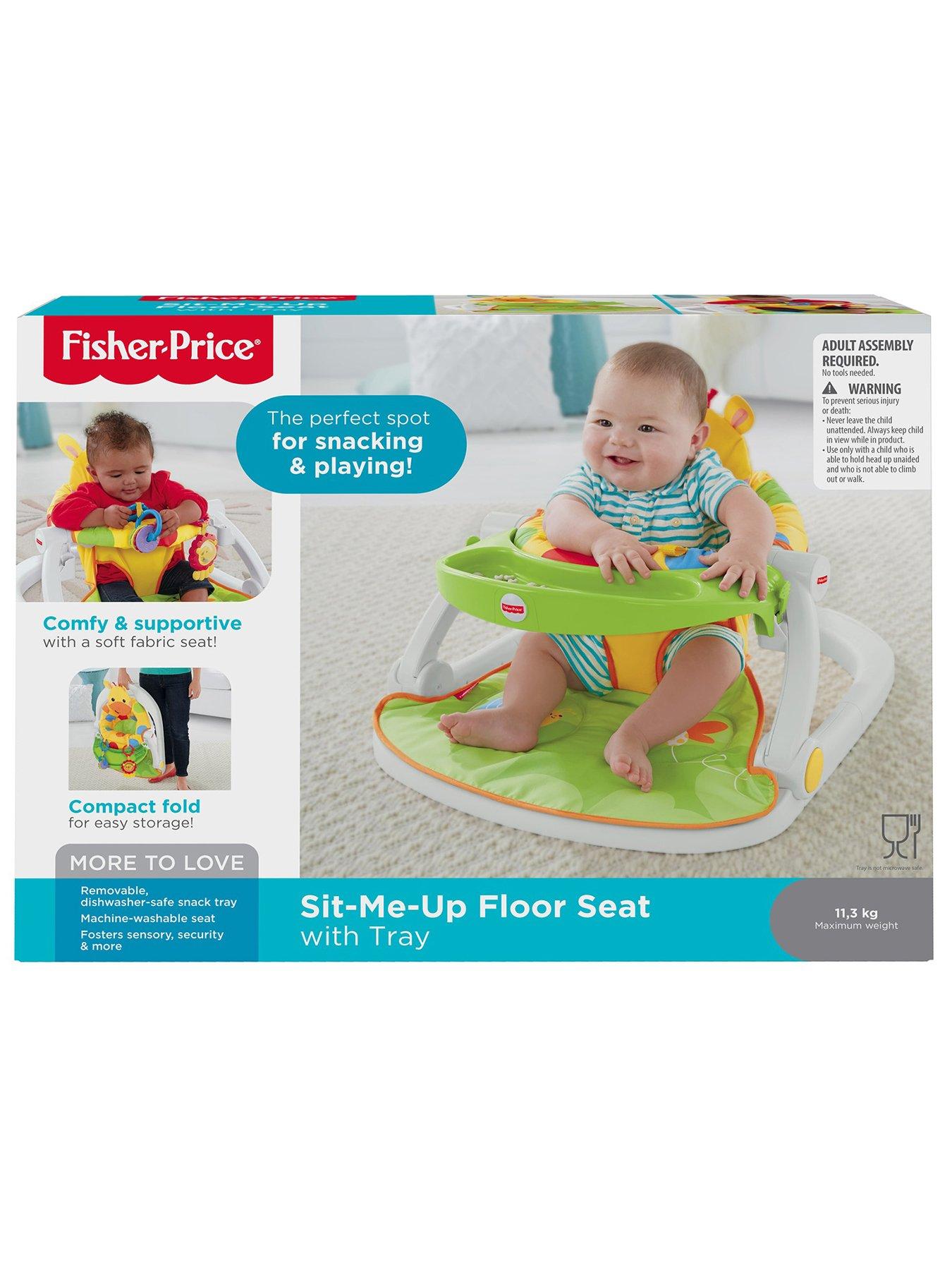 Image 6 of 7 of Fisher-Price Giraffe Sit-Me-Up Floor Seat with Tray