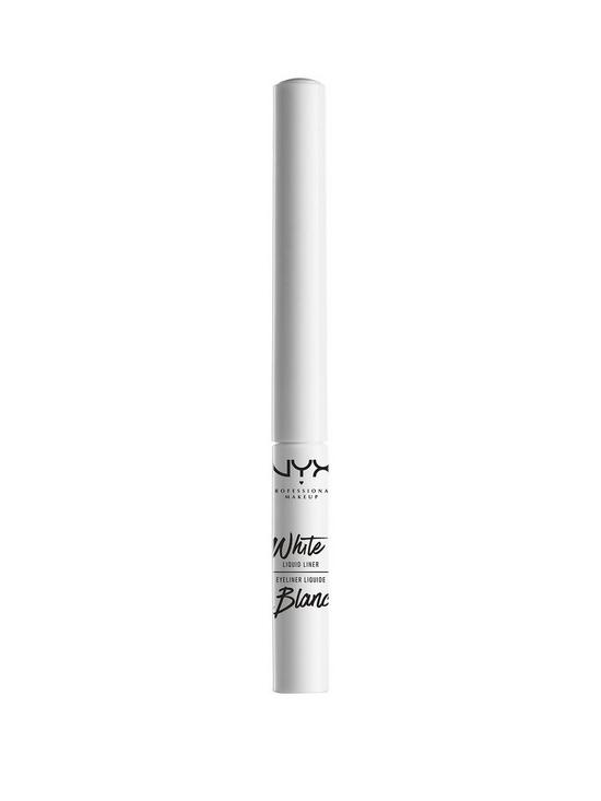 front image of nyx-professional-makeup-white-liquid-liner-white