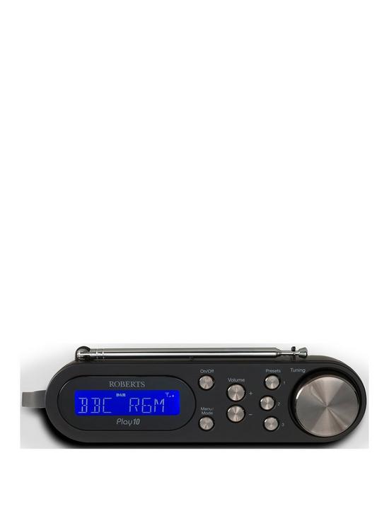 stillFront image of roberts-play-10-portable-radio