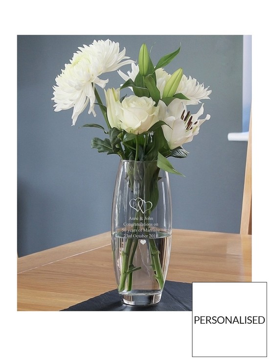 front image of the-personalised-memento-company-personalised-entwined-hearts-vase