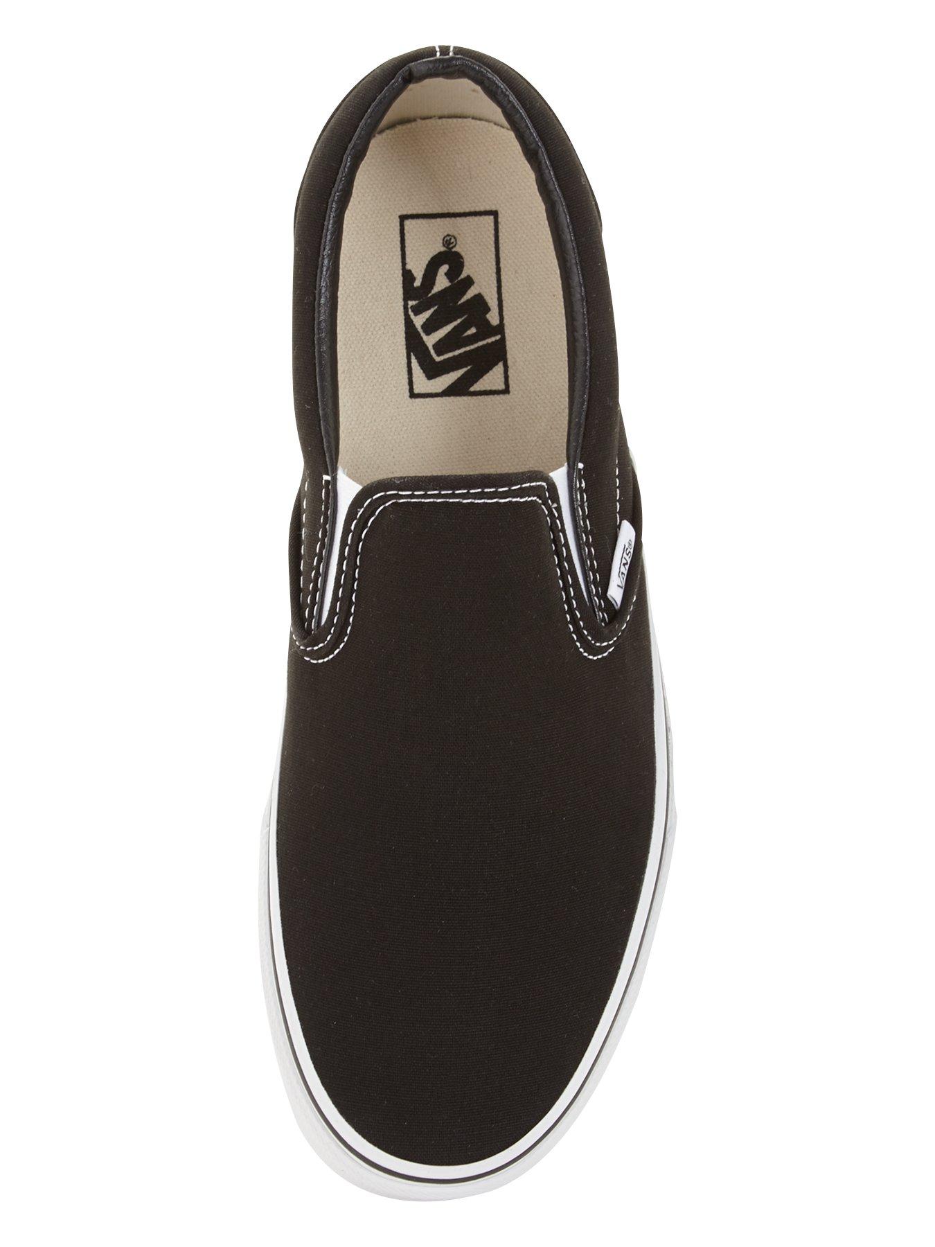 Image 4 of 6 of Vans Unisex Classic Slip-on Trainers - Black/white