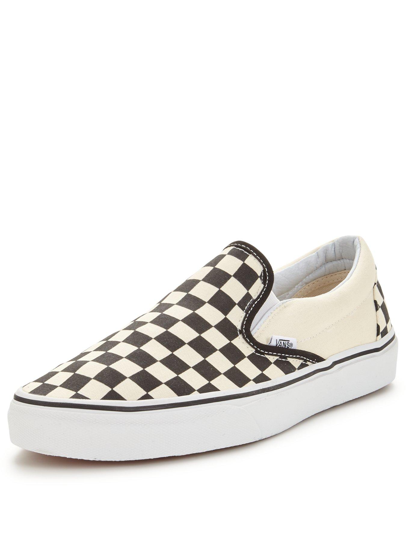 vans checkerboard plimsolls