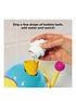  image of tomy-foam-cone-factory-bath-toy-includes-3-cones-and-sprinkle-shaker