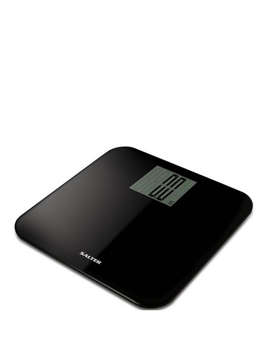 front image of salter-max-black-electronic-scale-9049
