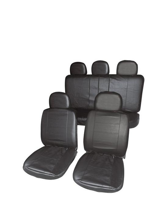 front image of streetwize-accessories-leather-look-car-cover-seats