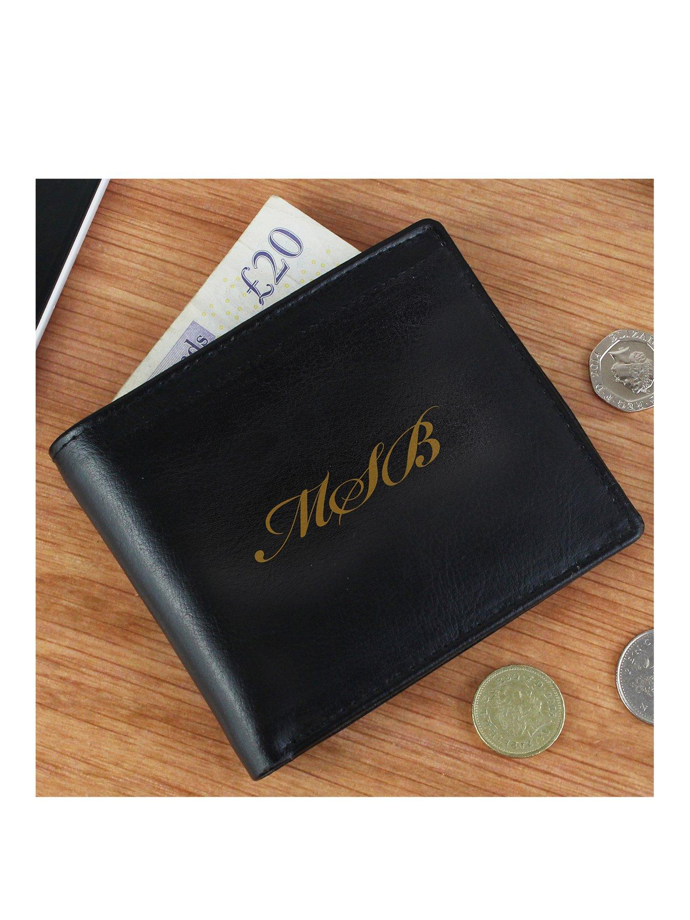 Monogrammed wallet sale