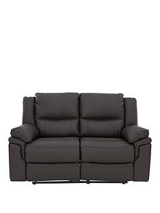 Leather Sofas Two Seater Home Garden Www Littlewoods Albion Luxury Faux Leather 2 Seater Manual Recliner Sofa