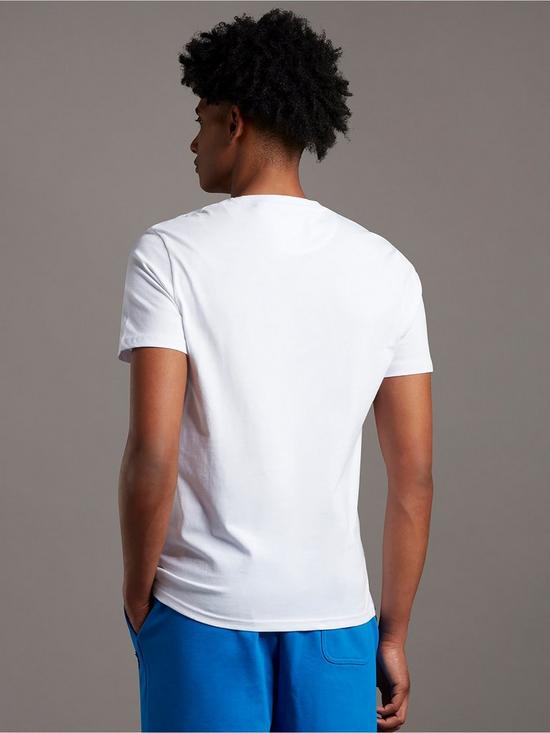 stillFront image of lyle-scott-mens-t-shirt-white