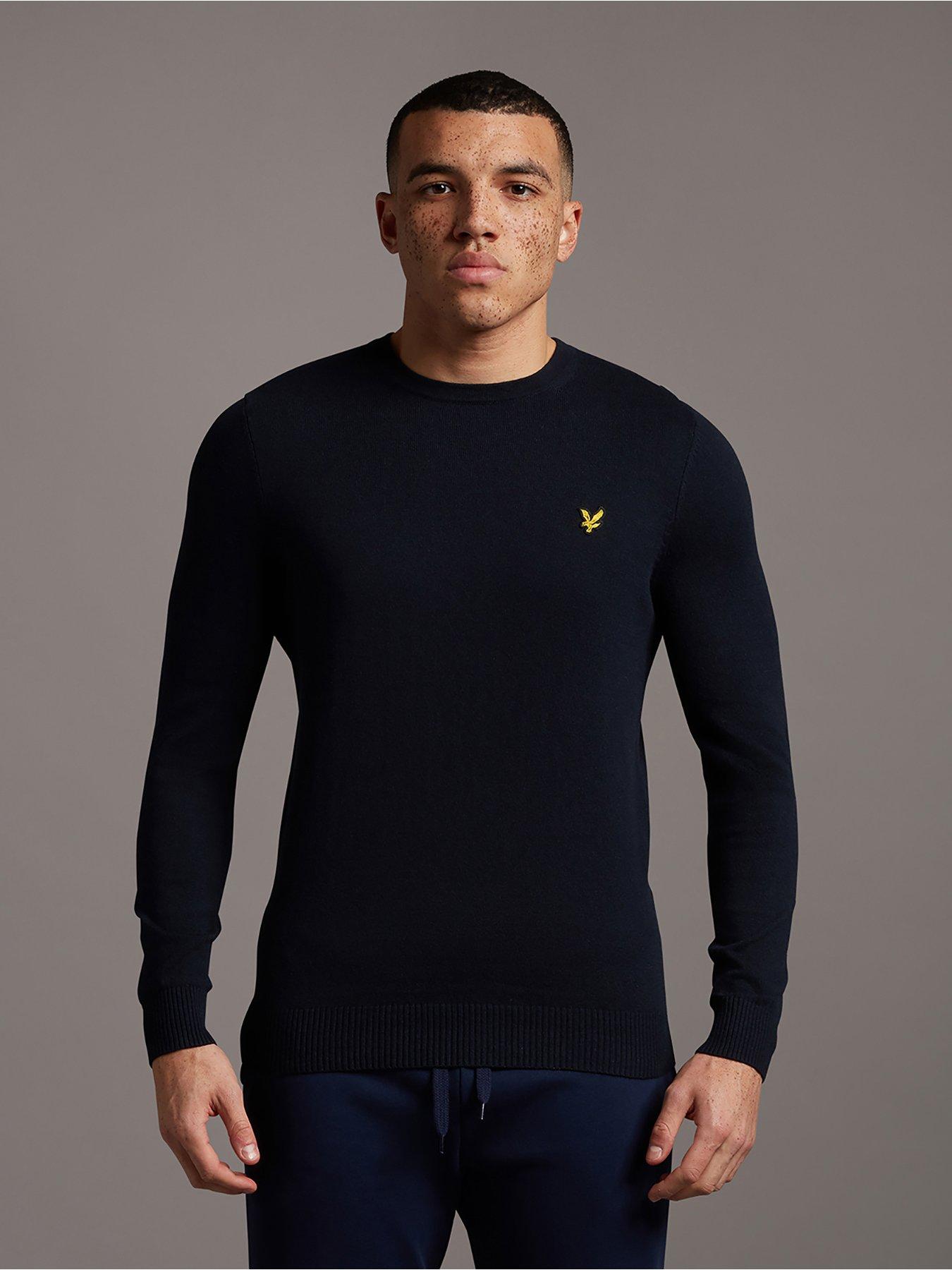 lyle and scott merino wool jumper