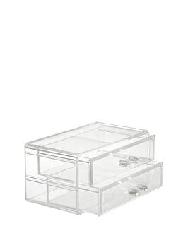 danielle-creations-stackable-beauty-organiser-2-drawers danielle-creations-stackable-beauty-organiser-2-drawers