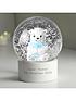 personalised-polar-bear-snow-globestillFront