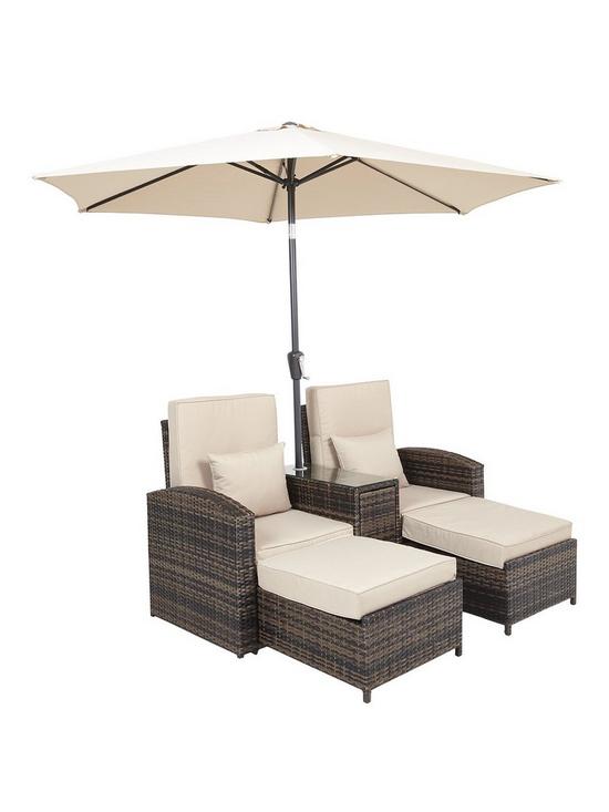 stillFront image of very-home-coral-bay-multi-functional-sun-lounger-set