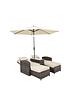  image of very-home-coral-bay-multi-functional-sun-lounger-set