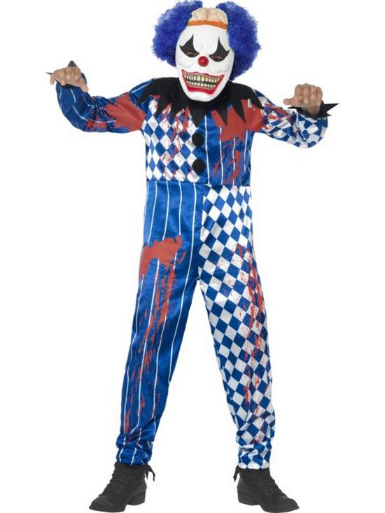 front image of deluxe-sinister-clown-costume