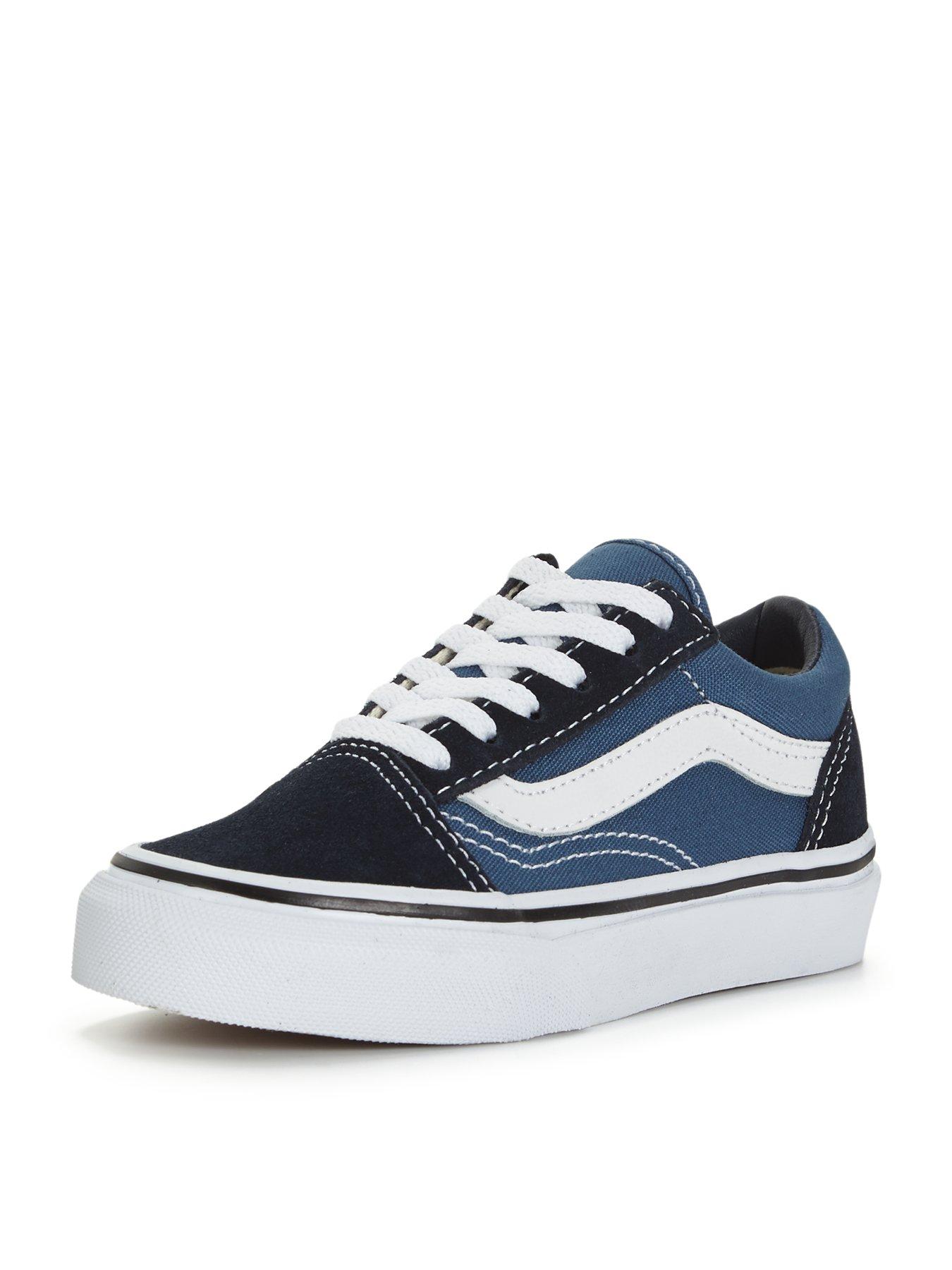 vans shoes for girls black and blue