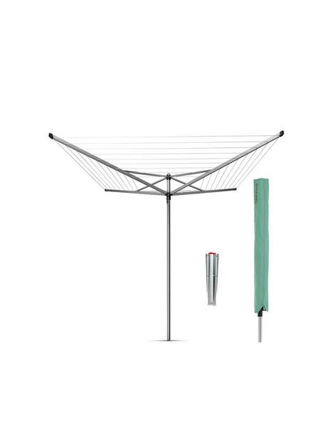 brabantia-topspinner-rotary-airer-with-metal-spear-ndash-50m-area